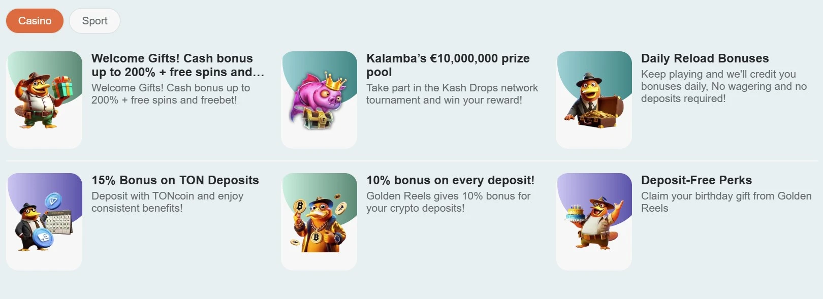 Golden Reels Casino Promotions